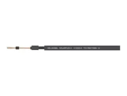 100m x 10mm Single Flex Multi Strand -  Red/Black or Earth