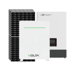 Solar Kit - 5kW Lux Power Off-grid Inverter - 5.12kWh Volta  - 6x 620wp JA Solar Panels