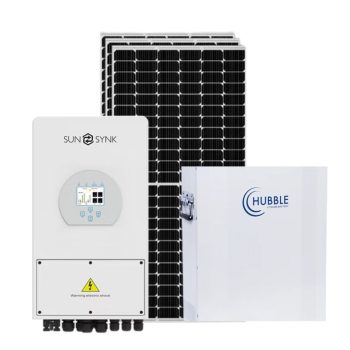 Sunsynk Kit - 5.5kW Hybrid - 5kWh Lithium - 3.3kWp Solar - Fully Installed