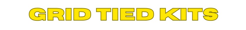 Grid Tied Kits 