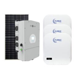 Solar Kit II 4B- Sunsynk 8kW-3x Hubble Am5 - 5.4kW PV (Equipment only)