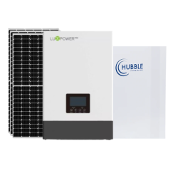Solar Kit II 2BII- 5kW Lux Power SNA 5kW- Hubble Am2 5.5kW - 3.72kW PV - (Fully installed)